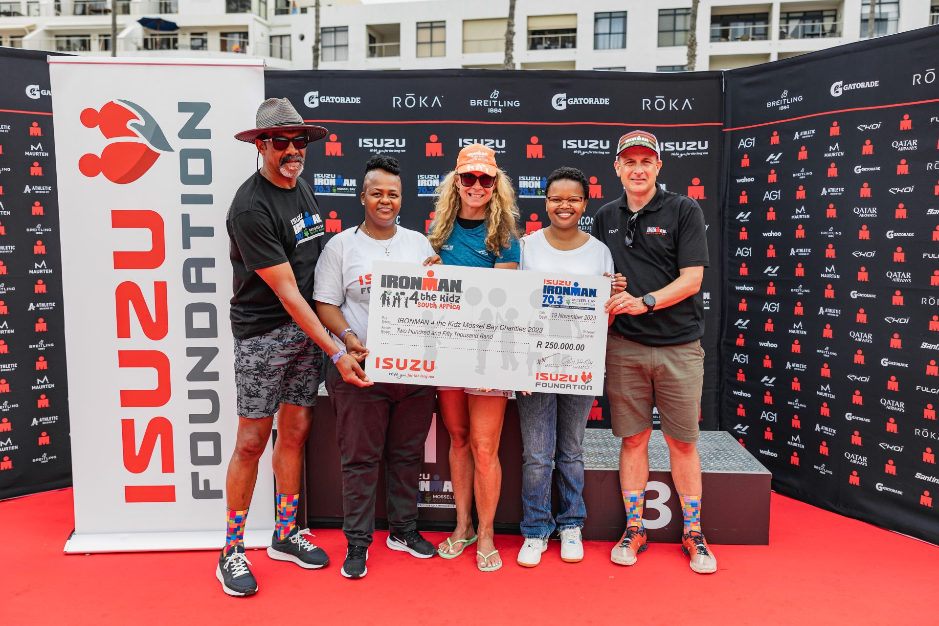 The isuzu foundation extends its reach to uplift charities in mossel bay