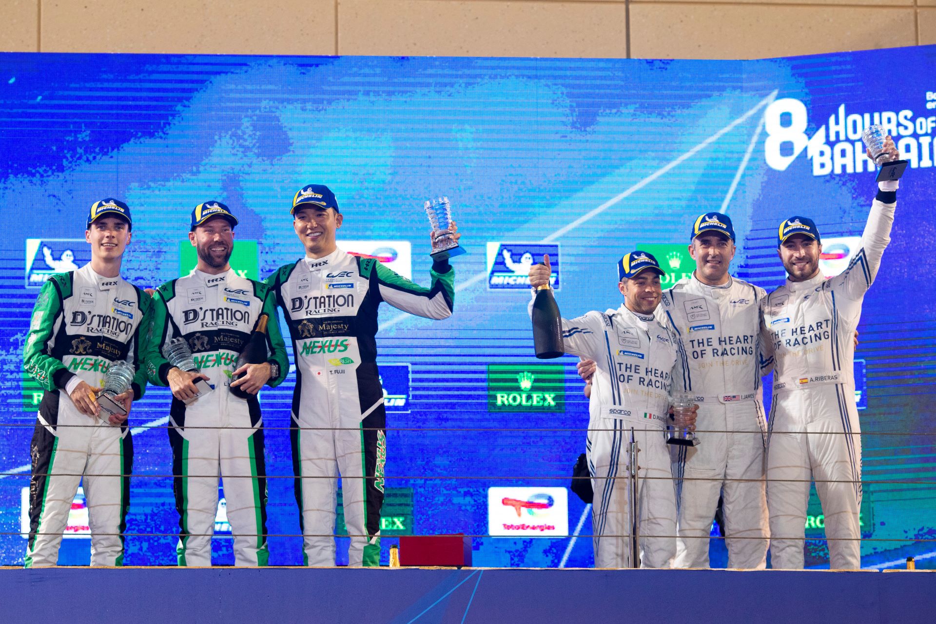 Vantage brings curtain down on gte era with double podium finish in bahrain fia wec finale