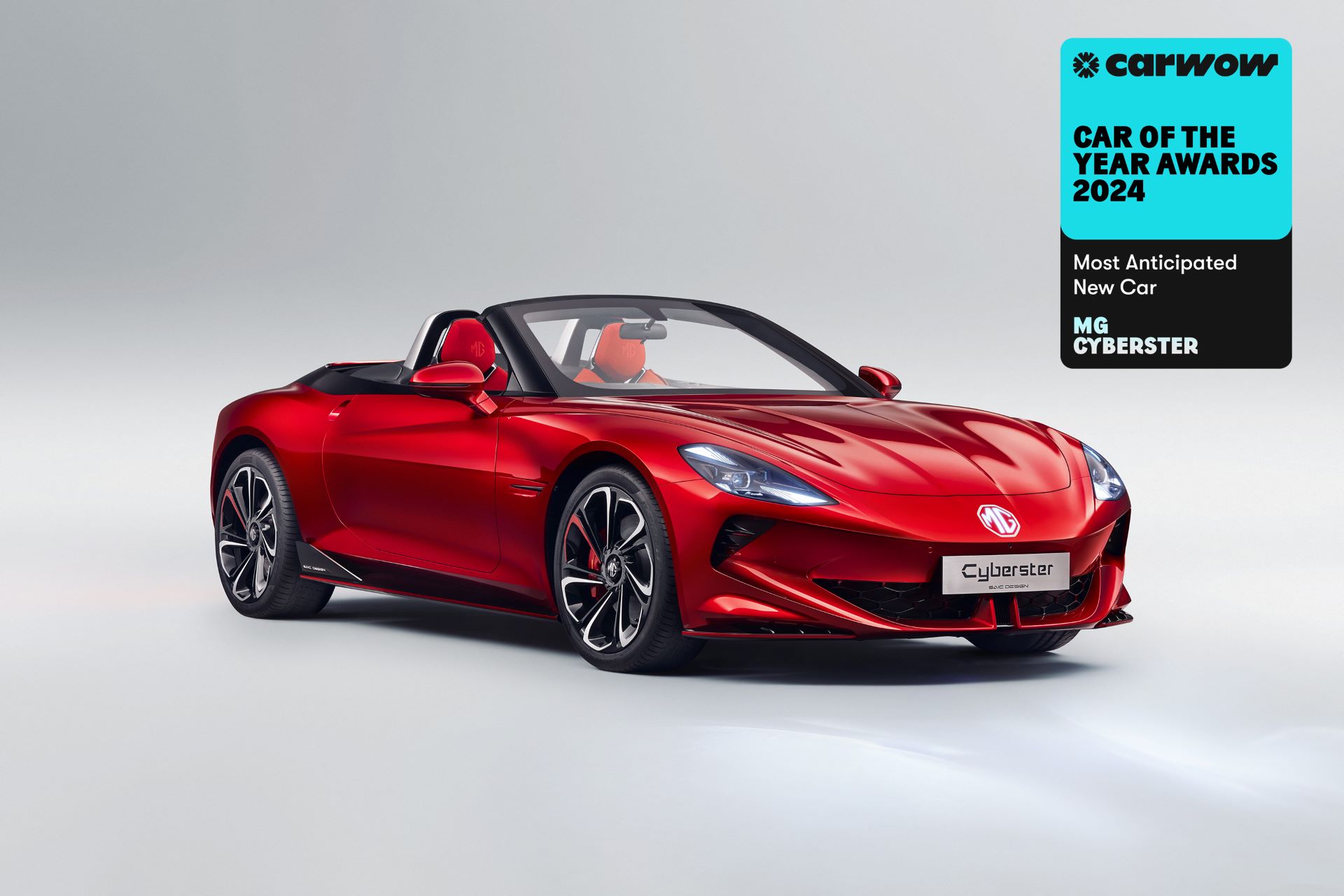 Mg cyberster is carwow most anticipated new car for 2024