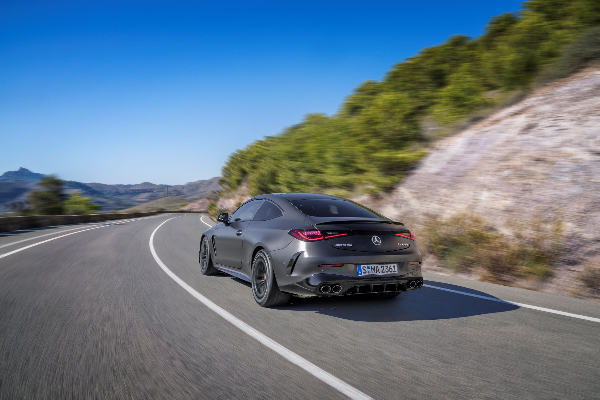 The mercedes amg cle coupe