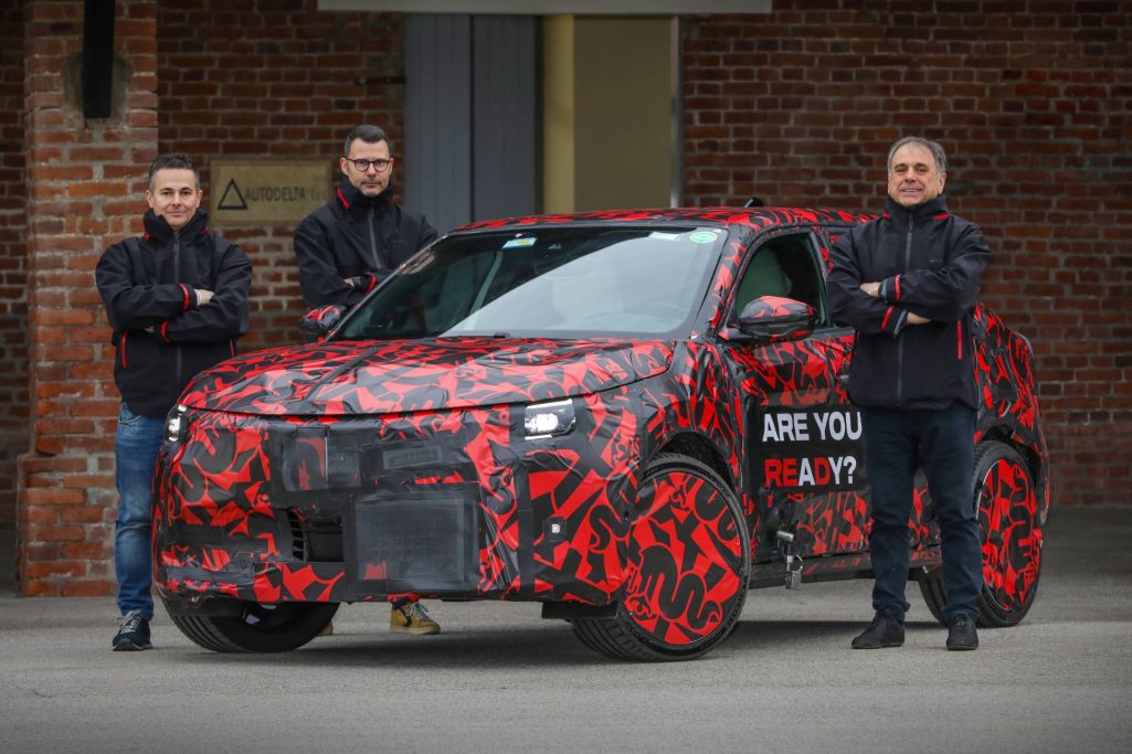 At balocco proving ground the new alfa romeo milano comes to life its debut on april 10th