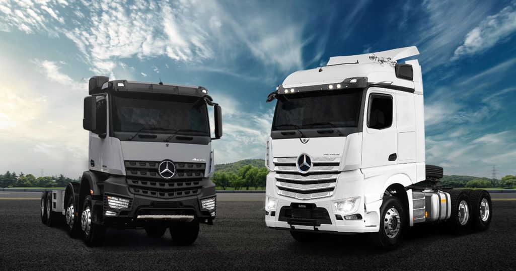 Mercedes benz trucks retains market leadership in strong heavy commercial vehicle market expressing deep gratitude to its customers