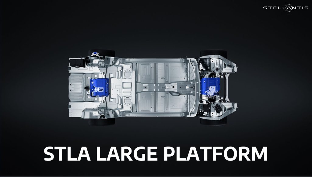Stellantis unveils bev native stla large platform with 800 km500 mile range and the ultimate flexibility to cover a wide spectrum of vehicles 1