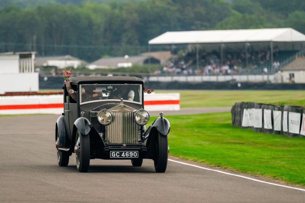 Hollywood a lister jason momoa stunning 1929 rolls royce phantom ii converted to clean electric power by electrogenic features in stars tv series on the roam