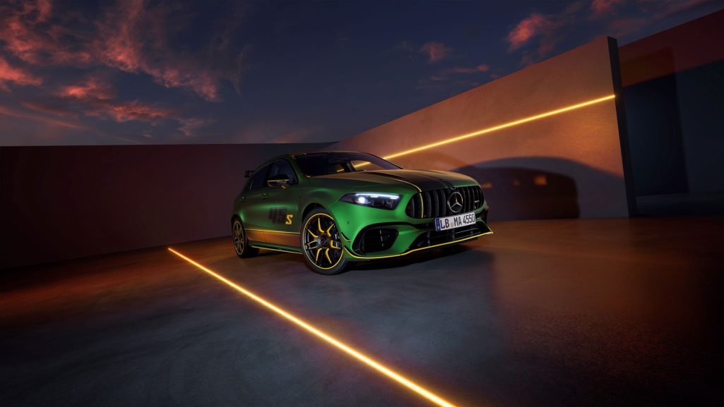 Mercedes amg a 45 s 4matic can now be ordered as a special limited edition model