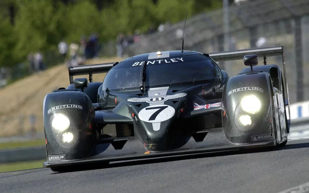 2003 bentley speed 8 and 2000 bentley exp speed 8 prototype to take to the track as the donington historic festival pays tribute to the centenary of bentley first win at le mans