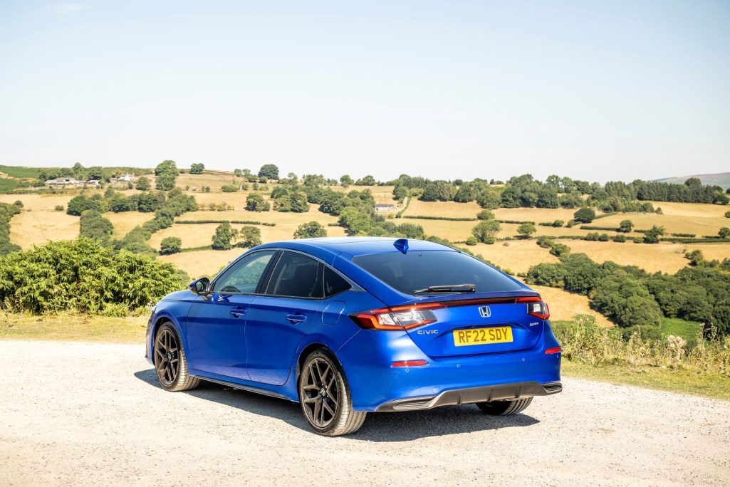 Honda civic ehev highly commended at 2024 business motoring awards