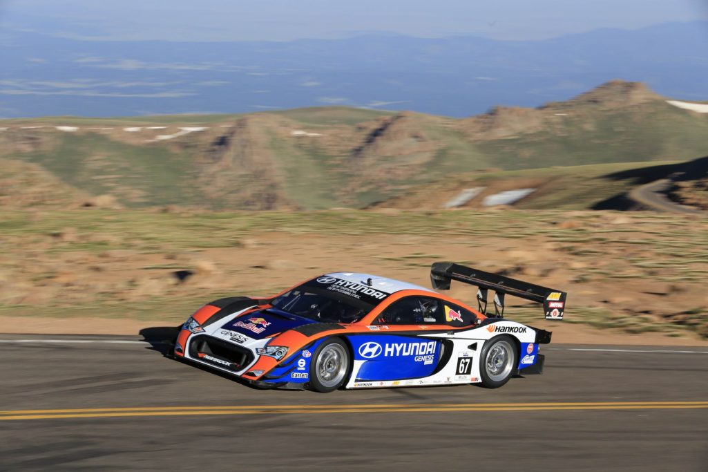 Hyundai returns to the pikes peak international hill climb