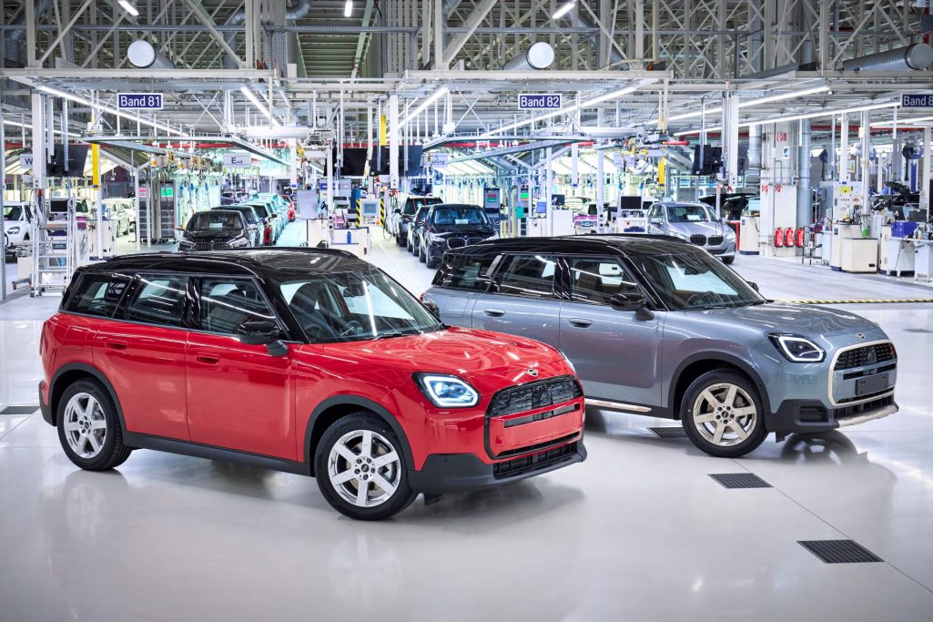 Production launch of the mini countryman electric at bmw group plant leipzig
