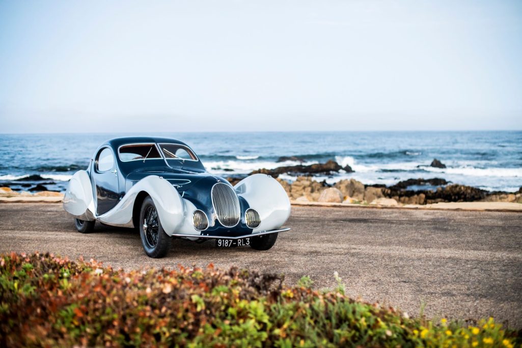 Rare and beautiful coachbuilt talbot lago t150c ss teardrop to shine at concours of elegance 2024