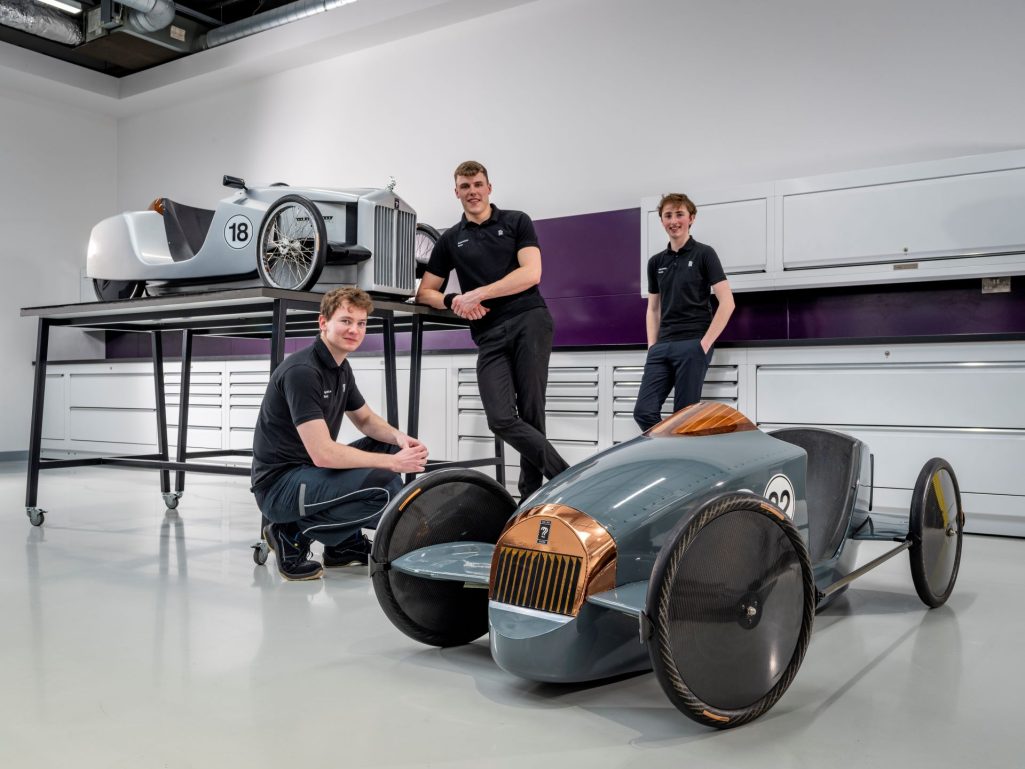 Rolls royce gravity racers the first vehicles of the goodwood era
