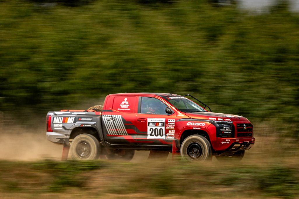 Team mitsubishi ralliart to compete in the asia cross country rally 2024