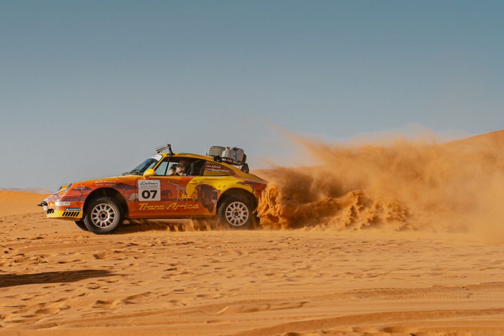 Drive a porsche across africa with kalmar beyond adventure