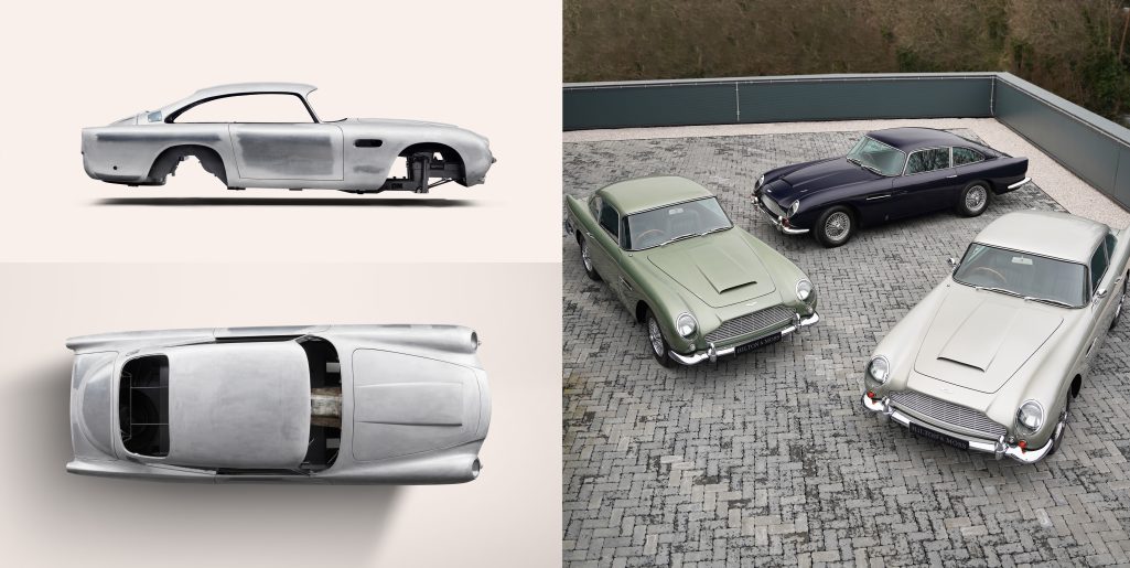 Hilton moss unveils exclusive aston martin db5 collection