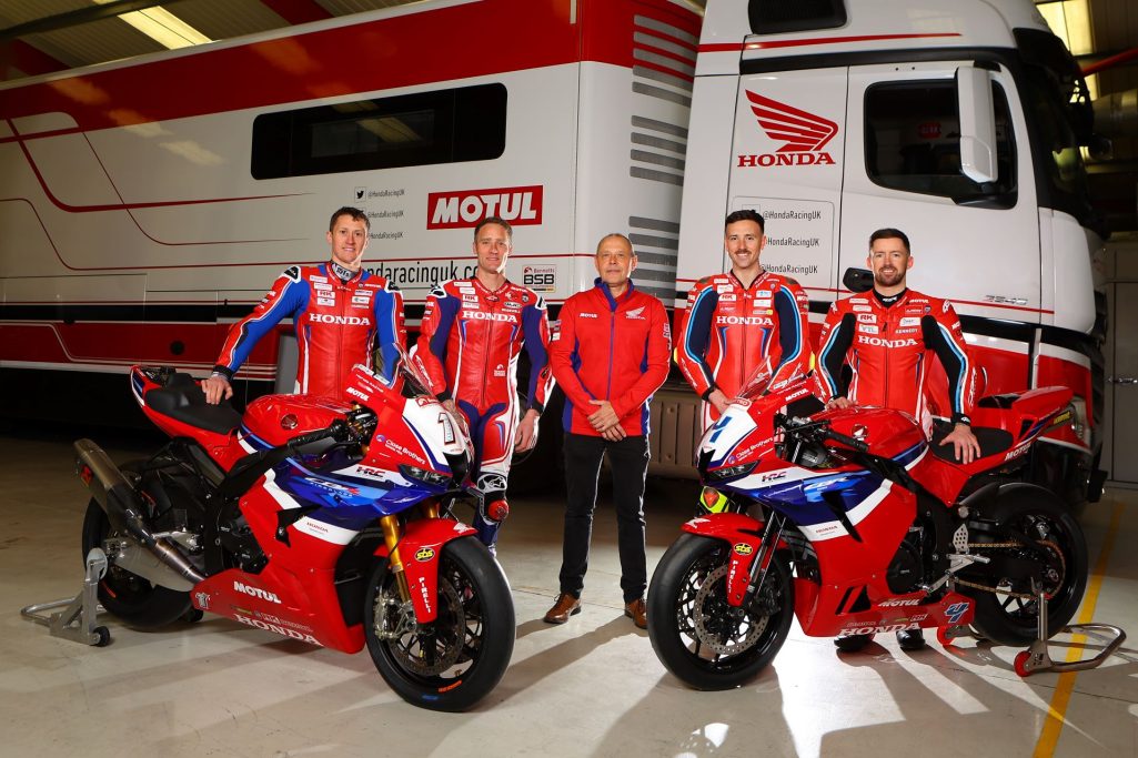 Honda racing uk unveils new liveries for 2024 season across superbike and supersport championships