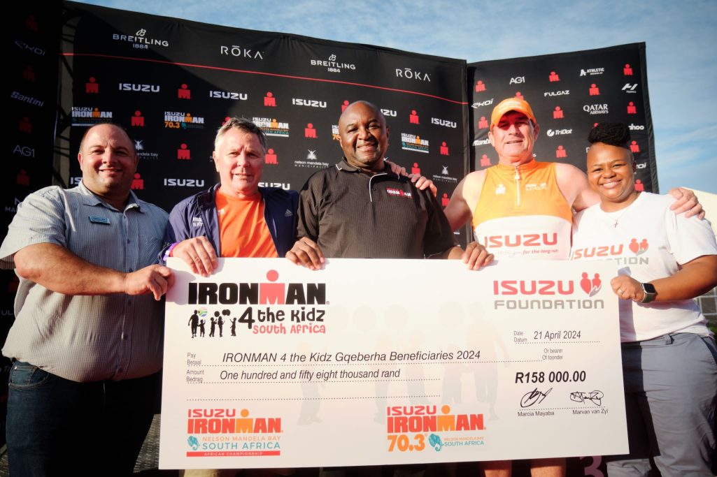 Isuzu foundation and ironman 4 the kidz amplify support for local charities in nelson mandela bay