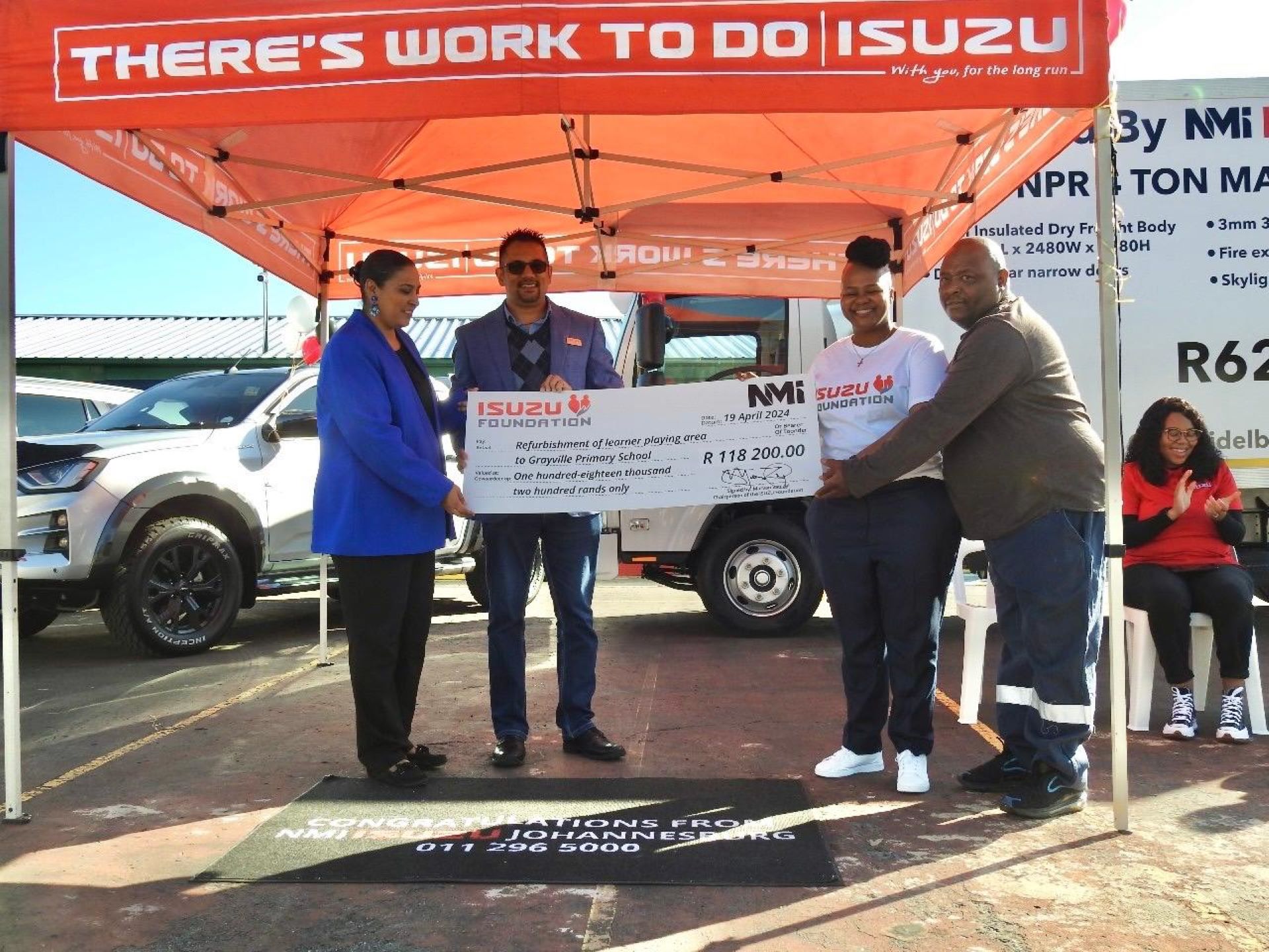 Isuzu foundation revitalizes grayville primary school with a safe learning space