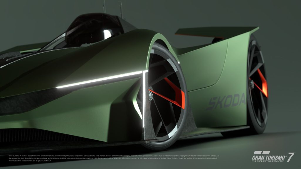 Skoda auto races into the future with the electric vision gran turismo for playstation