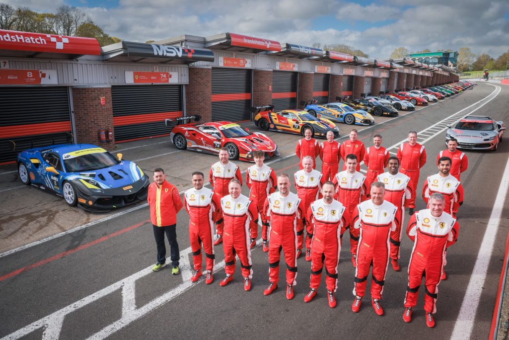 Thrilling start to the 2024 ferrari uk challenge at brands hatch