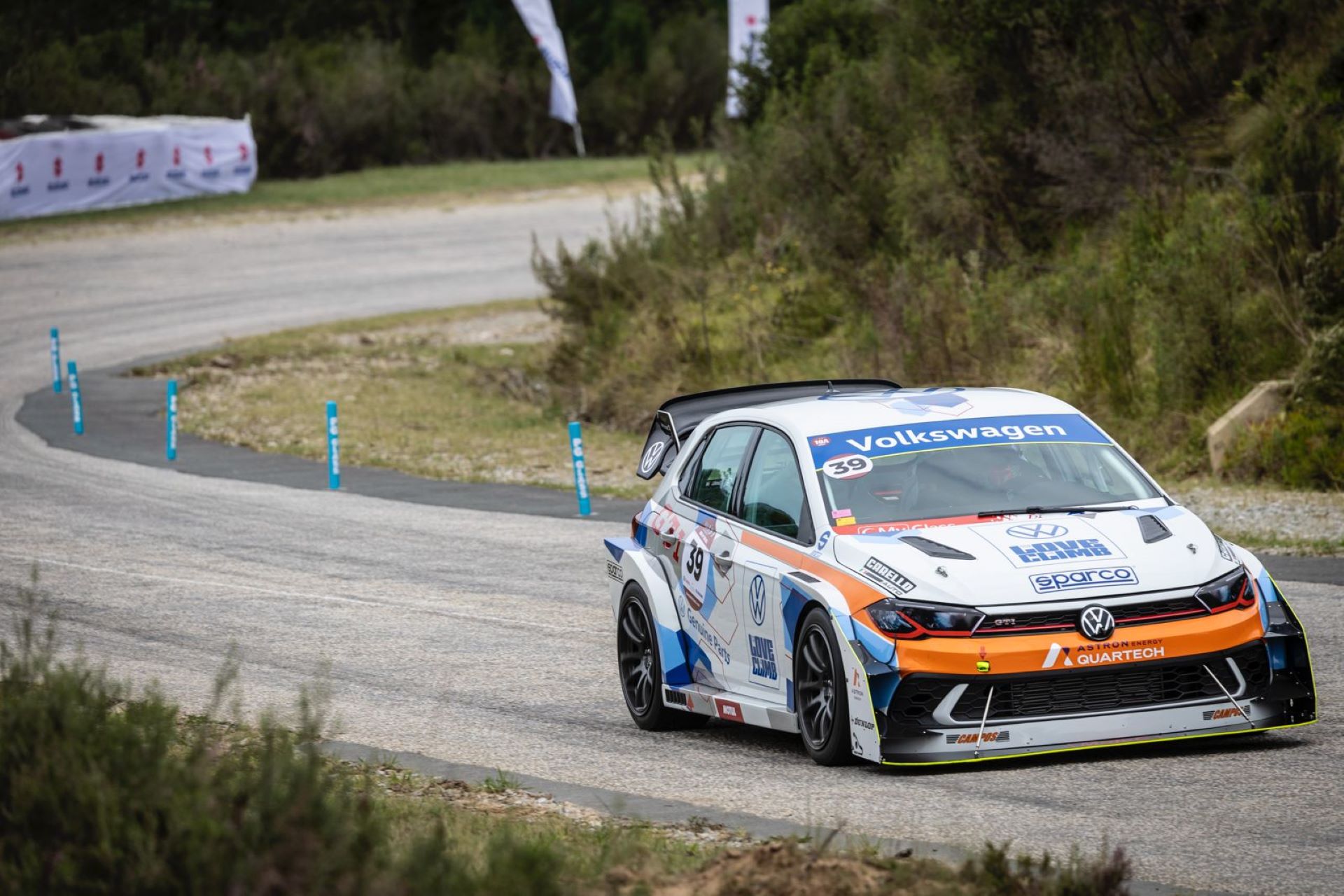 Volkswagen triumphs at the simola hillclimb spectacle