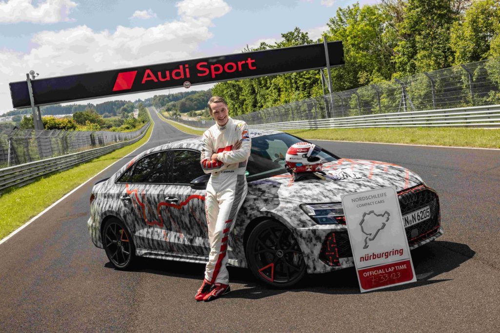 Unleashing Performance Audi Rs 3 Preproduction Model Sets Nurburgring Lap Record