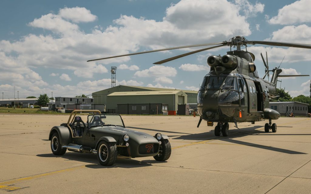 The Caterham Seven 360r Built From A Puma Hc2 Helicopter
