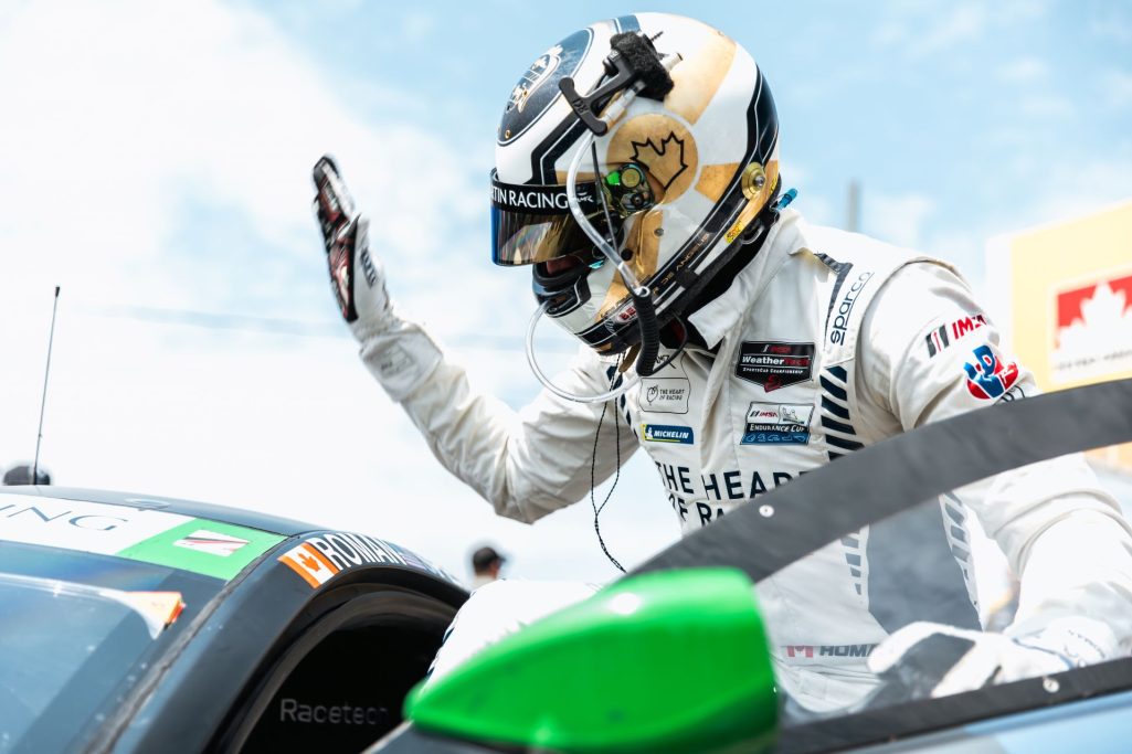 The Heart Of Racings Aston Martin Vantage Gt3 Seizes Another Imsa Triumph