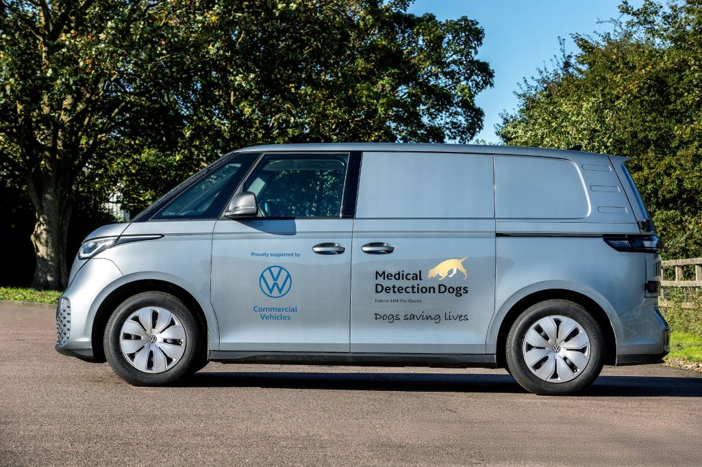 Volkswagen Commercial Vehicles Supports Medical Detection Dogs With All Electric Id Buzz Cargo