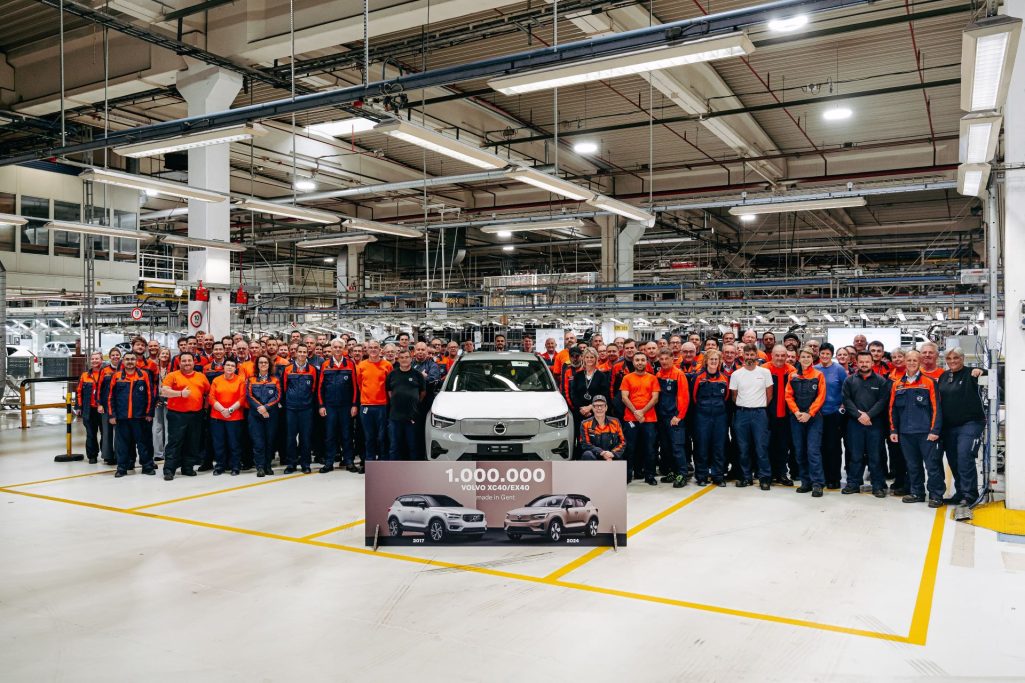 Volvos Ghent Milestone One Million Xc40 Ex40 Units Produced
