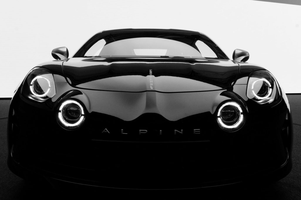 Alpine Unveils The Monochromatic A110 Art Car 2024 A Symphony In Black And White
