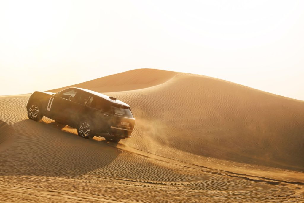 Elegance In Extremity Range Rover Electric Redefines Desert Capability
