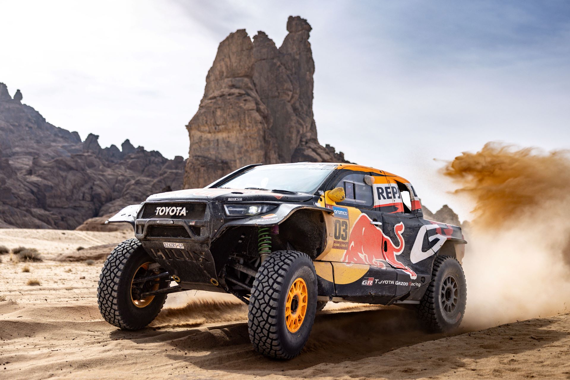 Dakar 2025 Toyota Gazoo Racing Concludes Opening Week With Mixed Results Lategan Leads Overall Standings