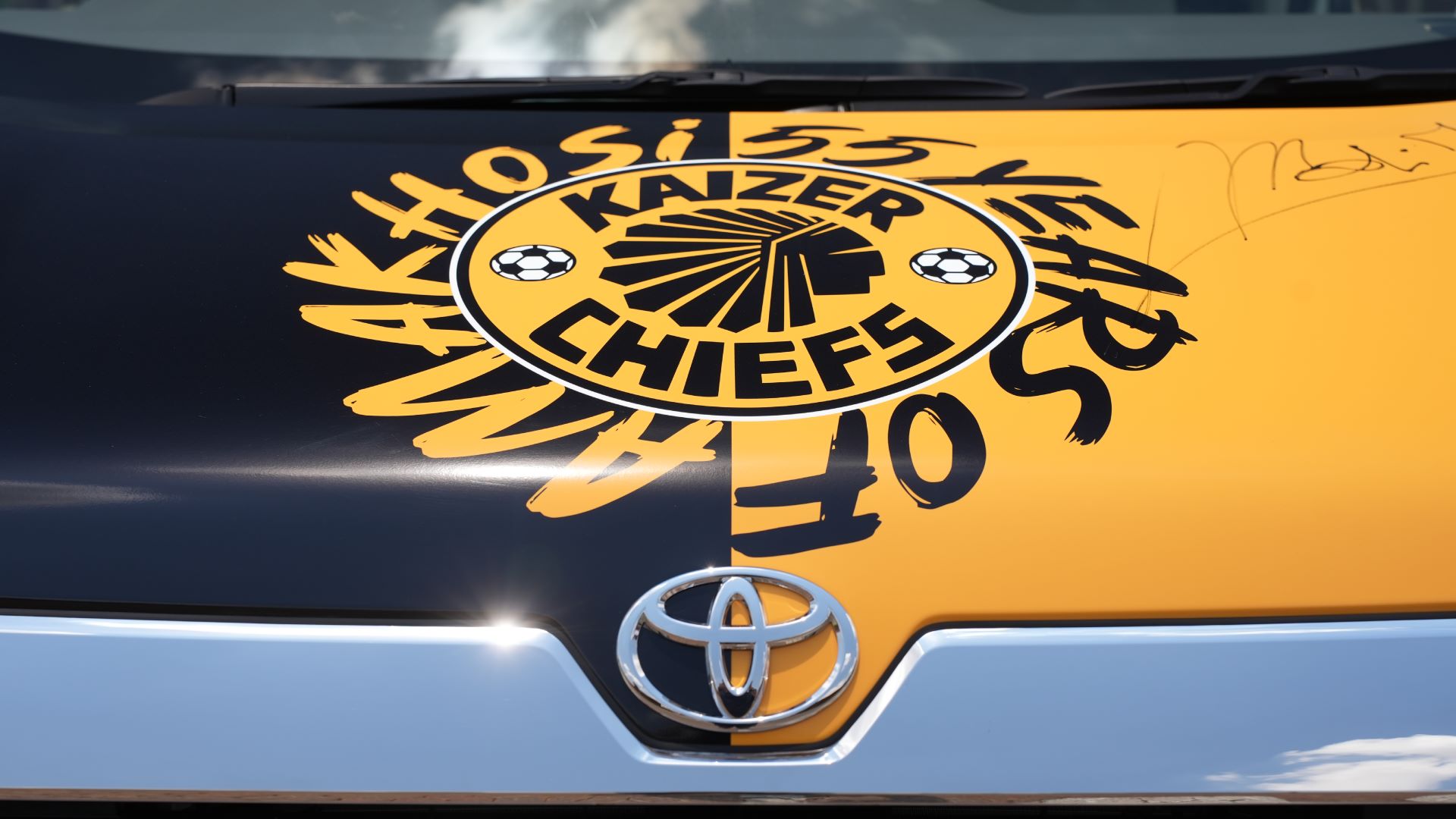 Kaizer Chiefs And Toyota Unveil The What It Means Mascot Vehicle A Tribute To Amakhosi Fans
