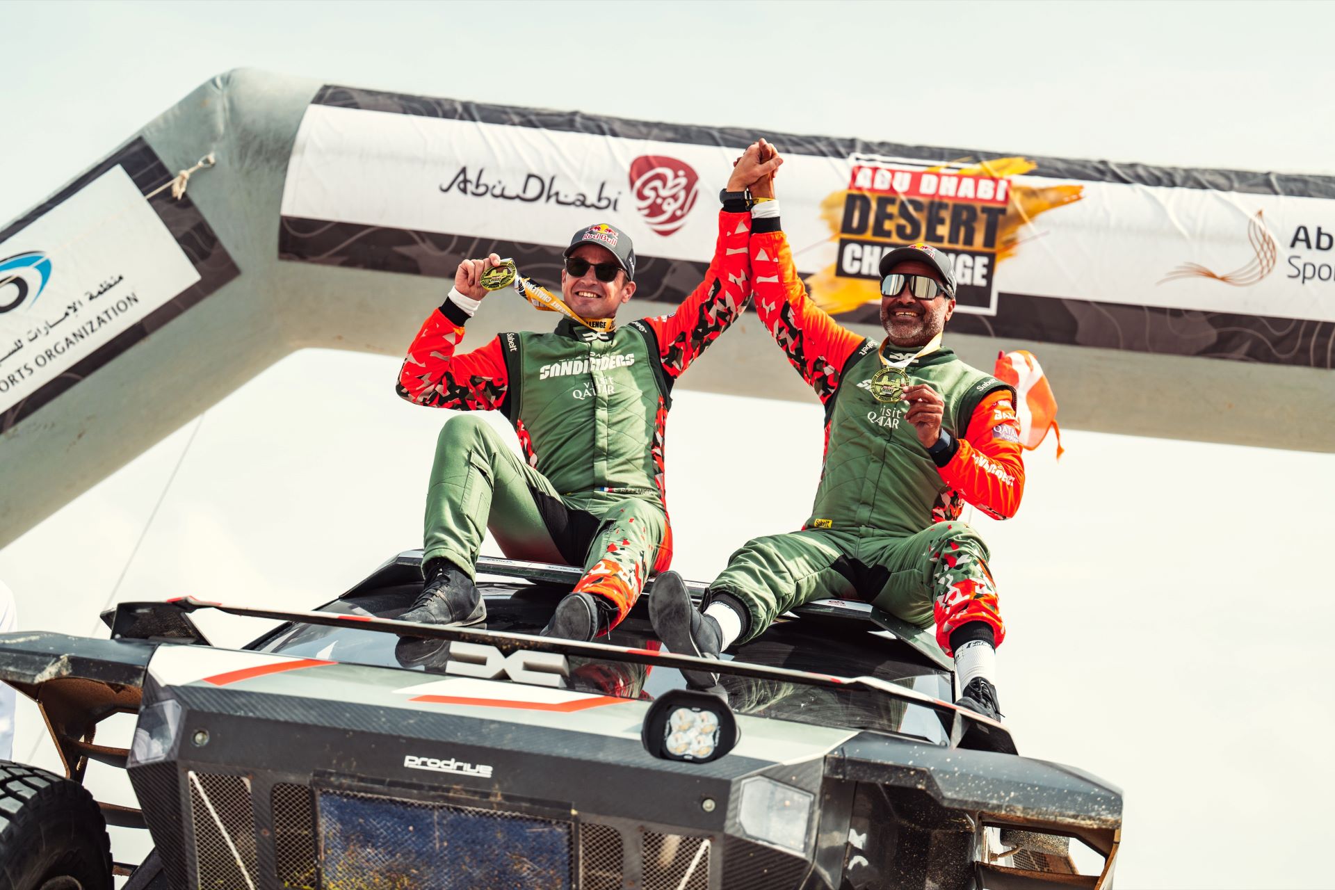 Dacia Sandriders Triumph In Abu Dhabi Desert Challenge A Thrilling Victory For Nasser Al Attiyah And Edouard Boulanger