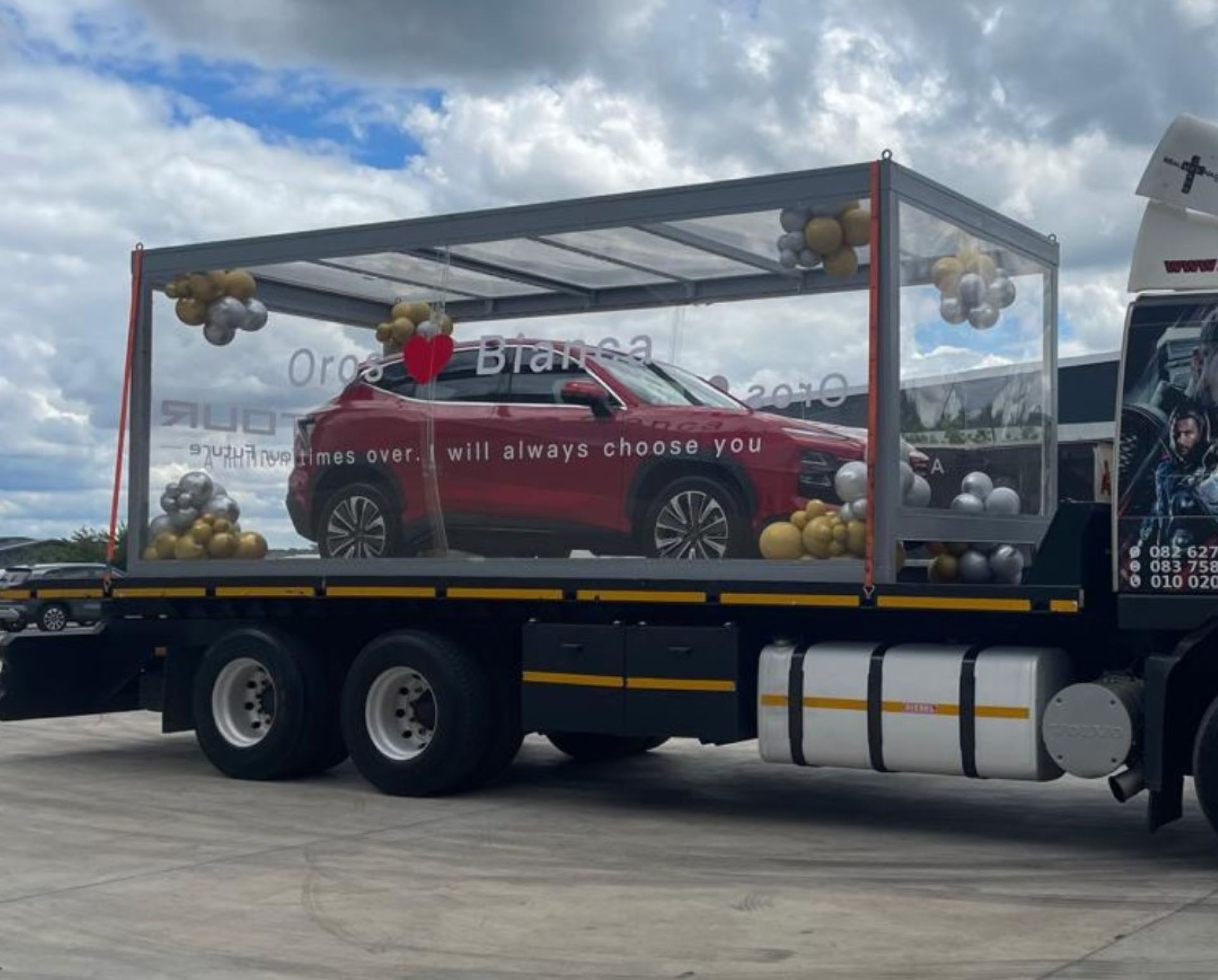 Driving Love In Jozi Oros Mampofus Bold Valentines Gesture With The Jetour Dashing