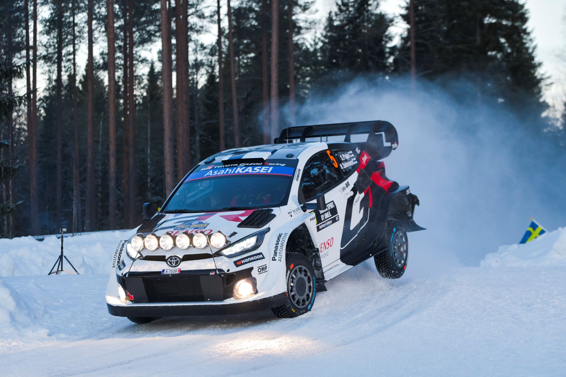 Toyotas One Two Triumph In Rally Sweden Evans And Katsuta Deliver A Thrilling Victory