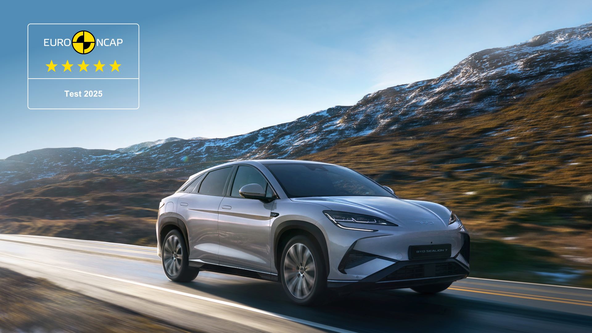 Byd Sealion 7 Secures Maximum Five Star Euro Ncap Safety Rating Matching Record Child Protection Score