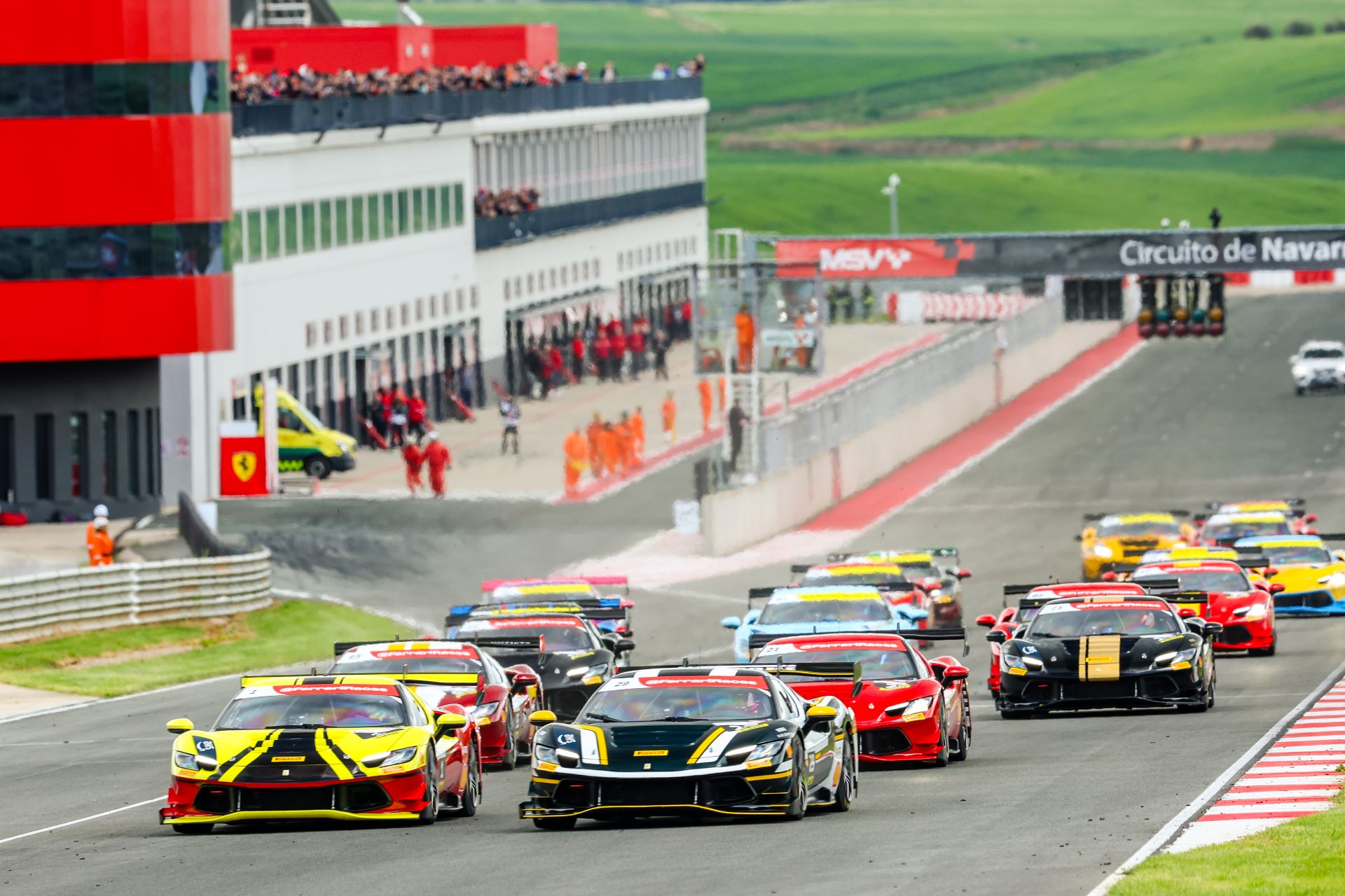 Thrills And Triumphs Ferrari Challenge Uk 2025 Launches With A Spectacular Season Opener In Navarra
