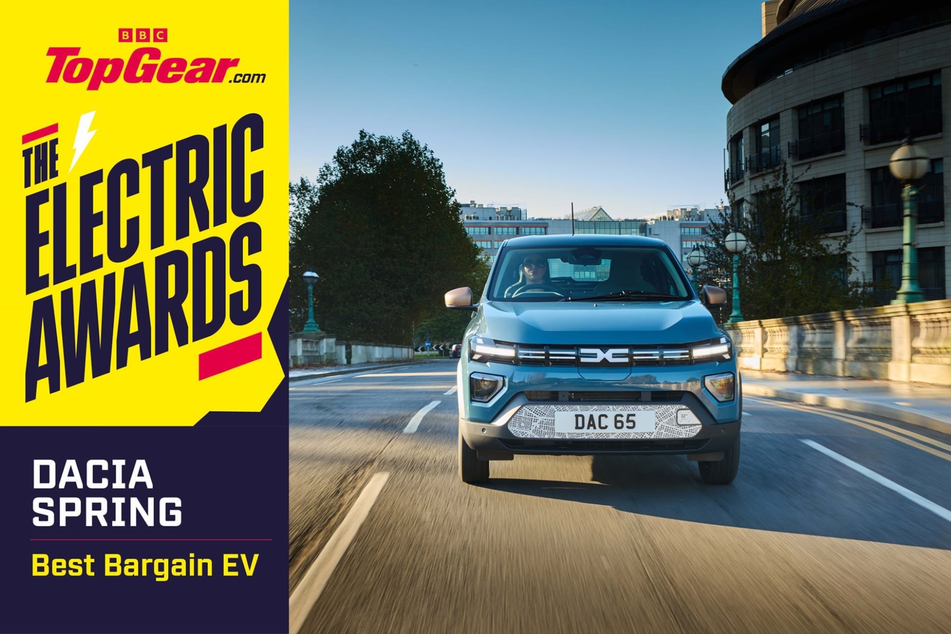 Dacia Spring Named Best Ev Bargain At Topgear Electric Awards 2025 Again