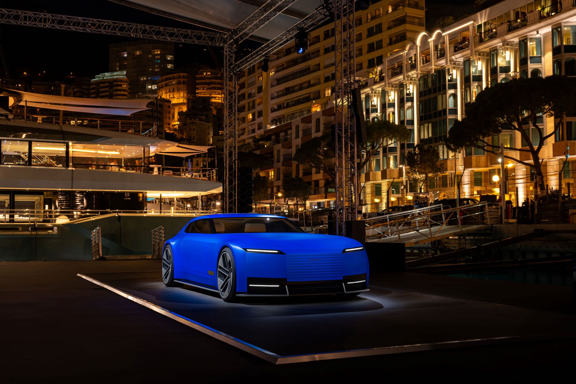 Jaguar Type 00 Makes Dazzling Monaco Debut On A Floating Ocean Terrace