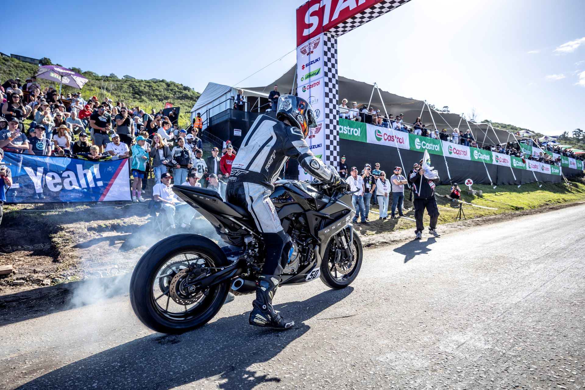 Suzuki Adds Two Wheeled Thrill To 2025 Simola Hillclimb With Gsx R8 Sportbike Showcase