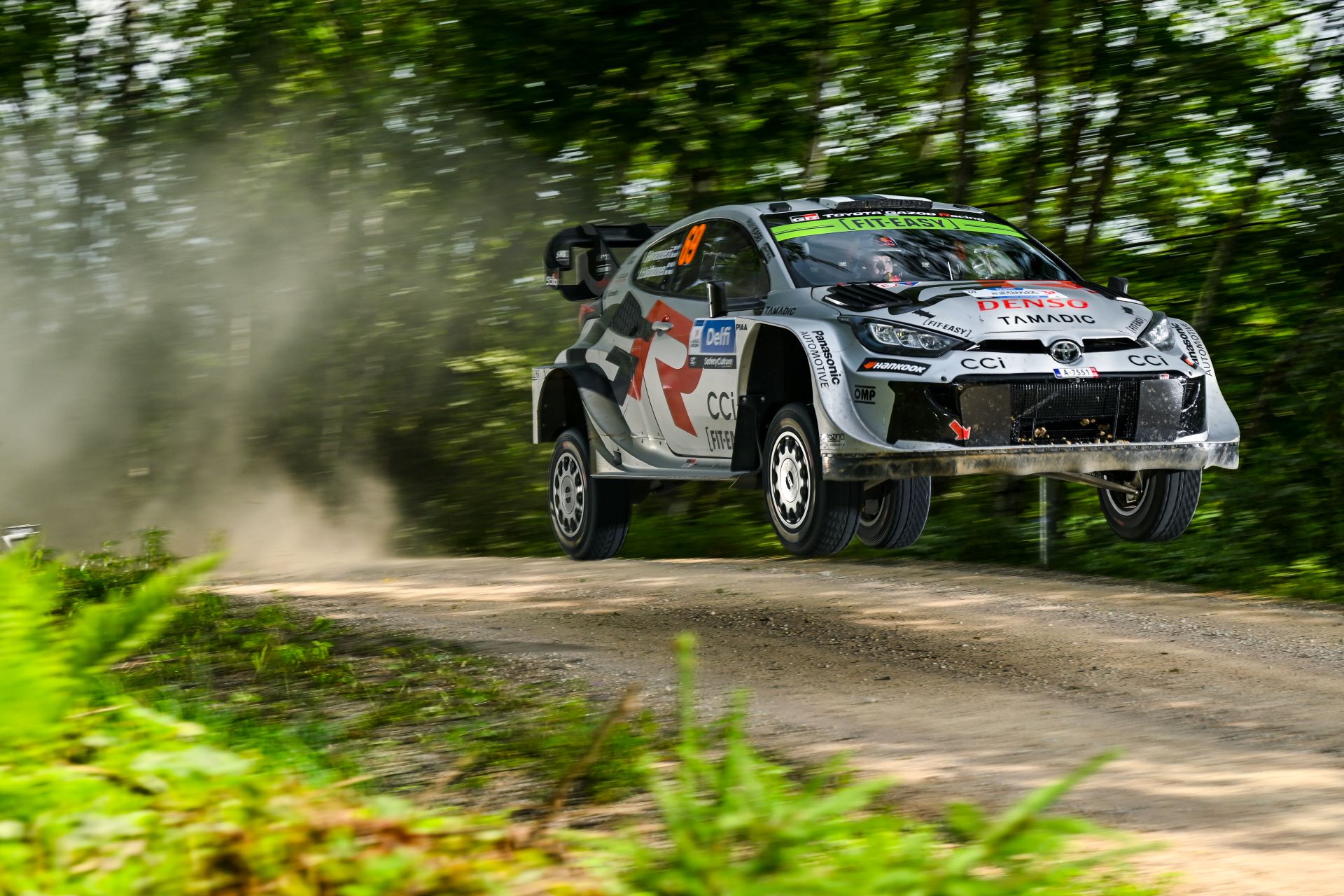 Solbergs Spectacular Debut Victory Seals Toyota Gazoo Racings 100th Wrc Win At Rally Estonia
