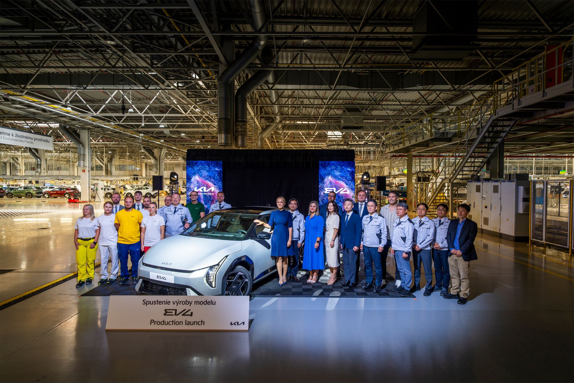Kia Launches First European Built Ev With Start Of Ev4 Production In Slovakia