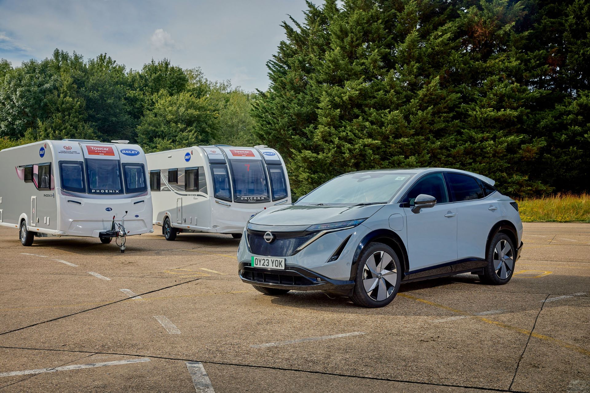 Nissan Ariya Claims Another Major Win At The 2026 Caravan And Motorhome Club Towcar Of The Year Awards