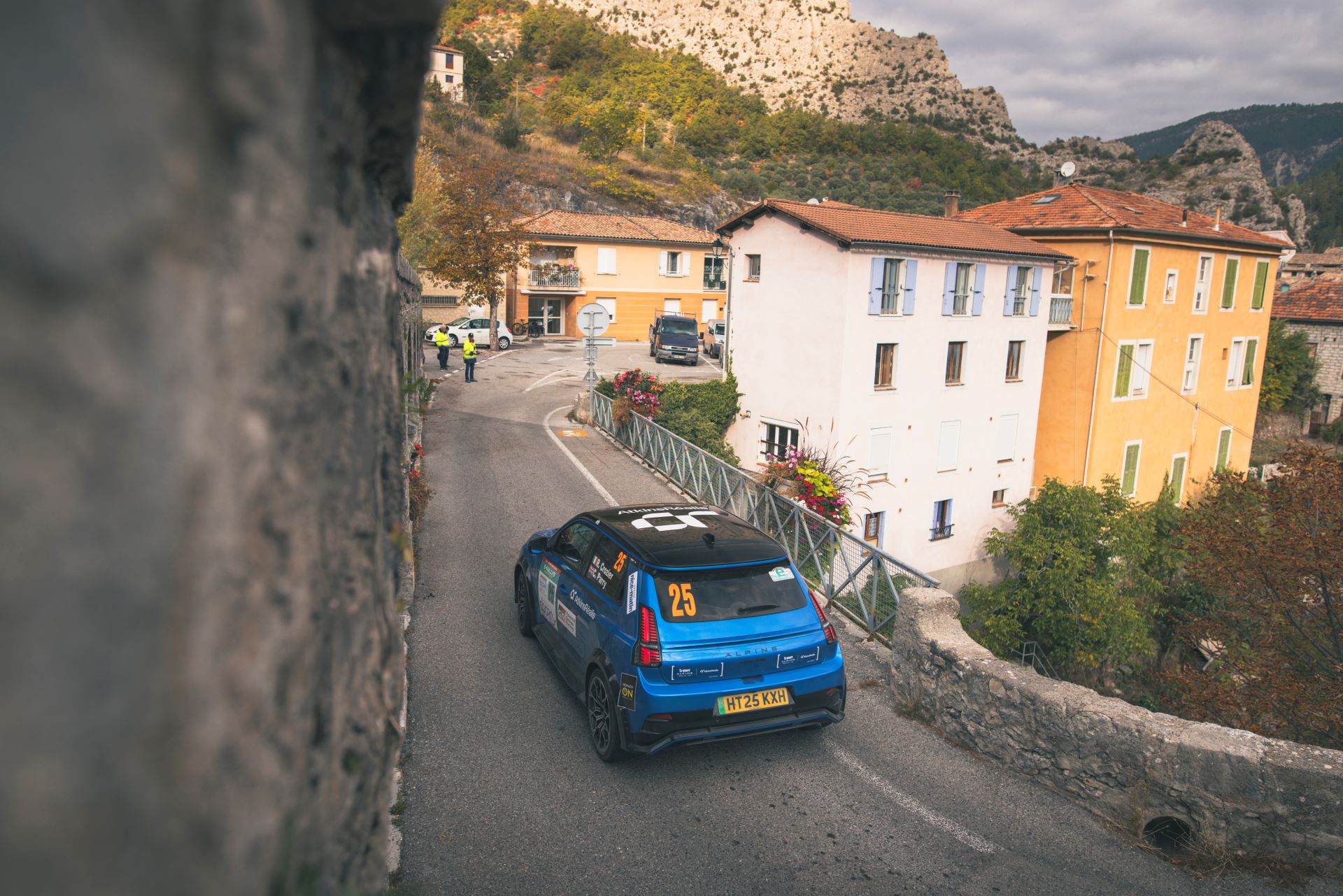 British duo fly the flag in monte carlo ecorally with alpine a290 gts