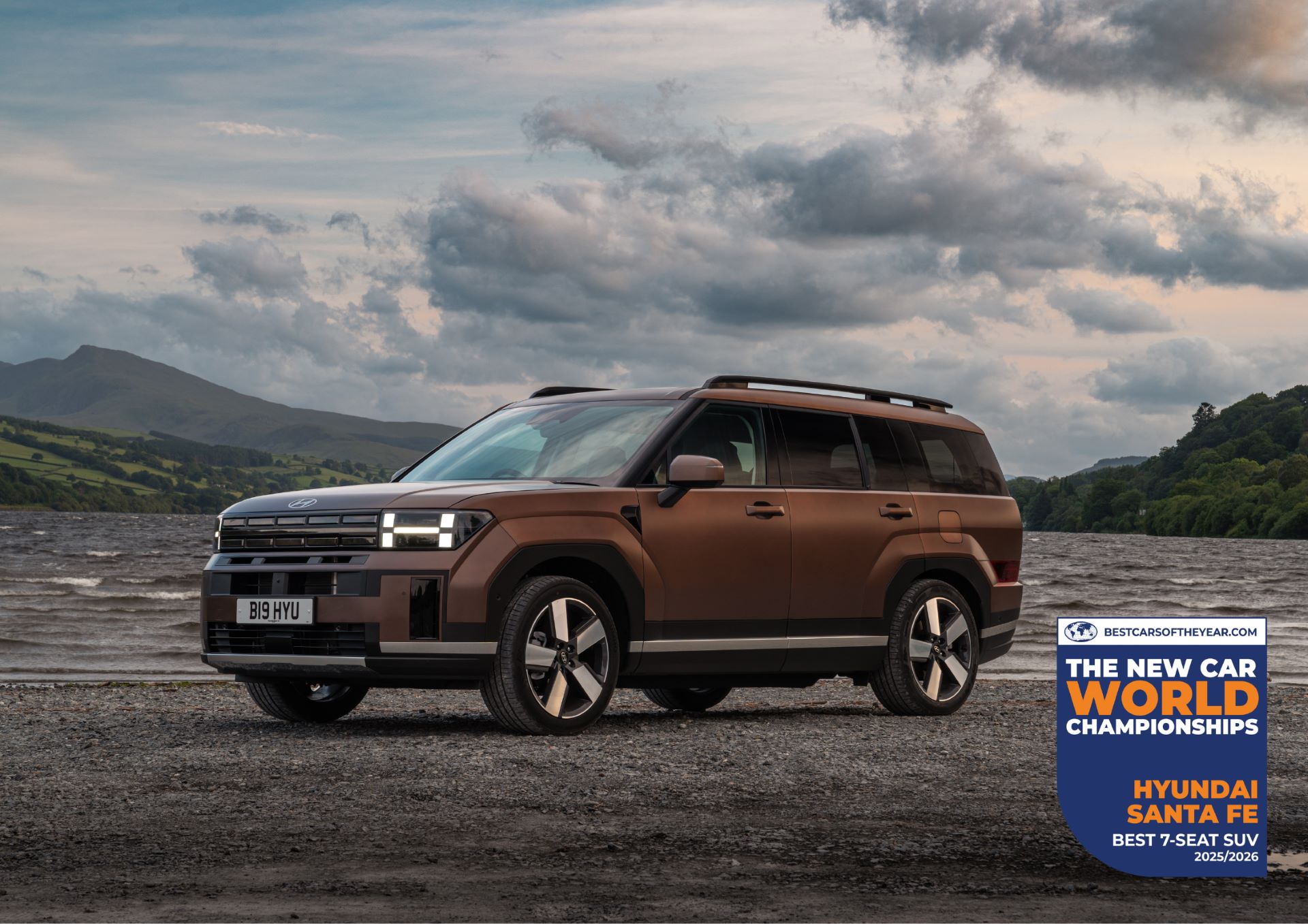 Hyundai santa fe named best seven seat suv at the 2025 2026 new car world championships