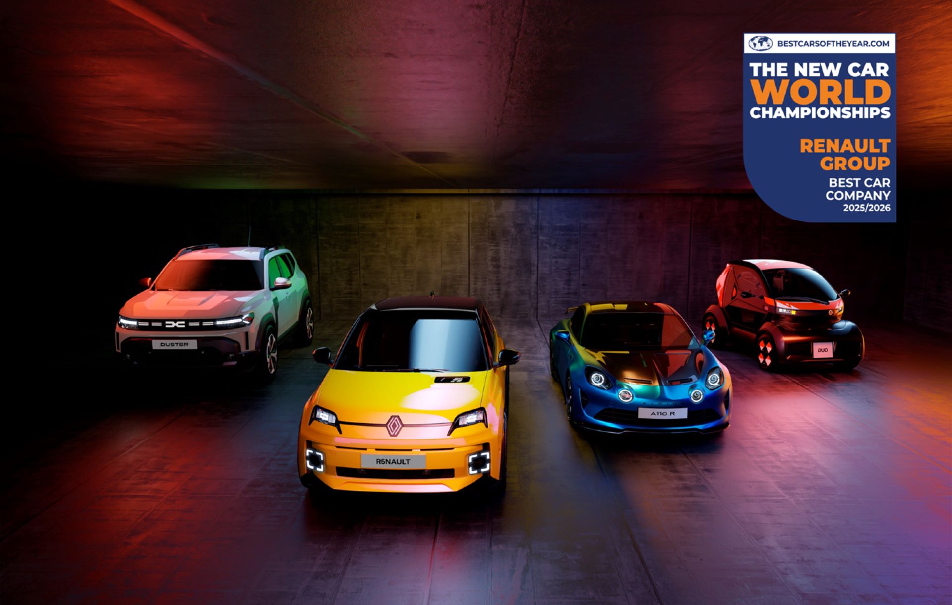 Renault group sweeps best cars of the year awards cementing global leadership