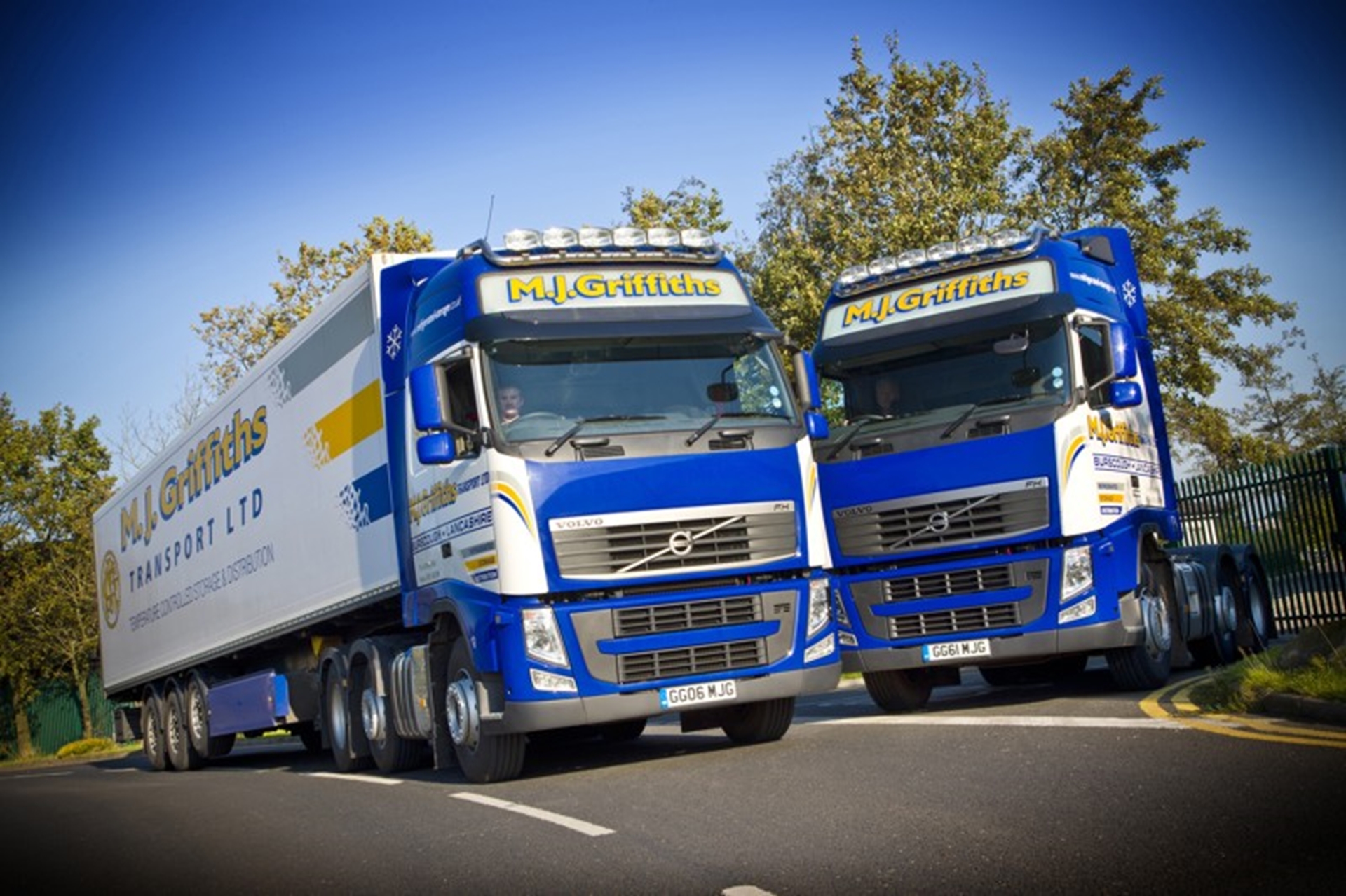 FIRST EVER VOLVOS WIN ON FUEL FOR M J GRIFFITHS TRANSPORT