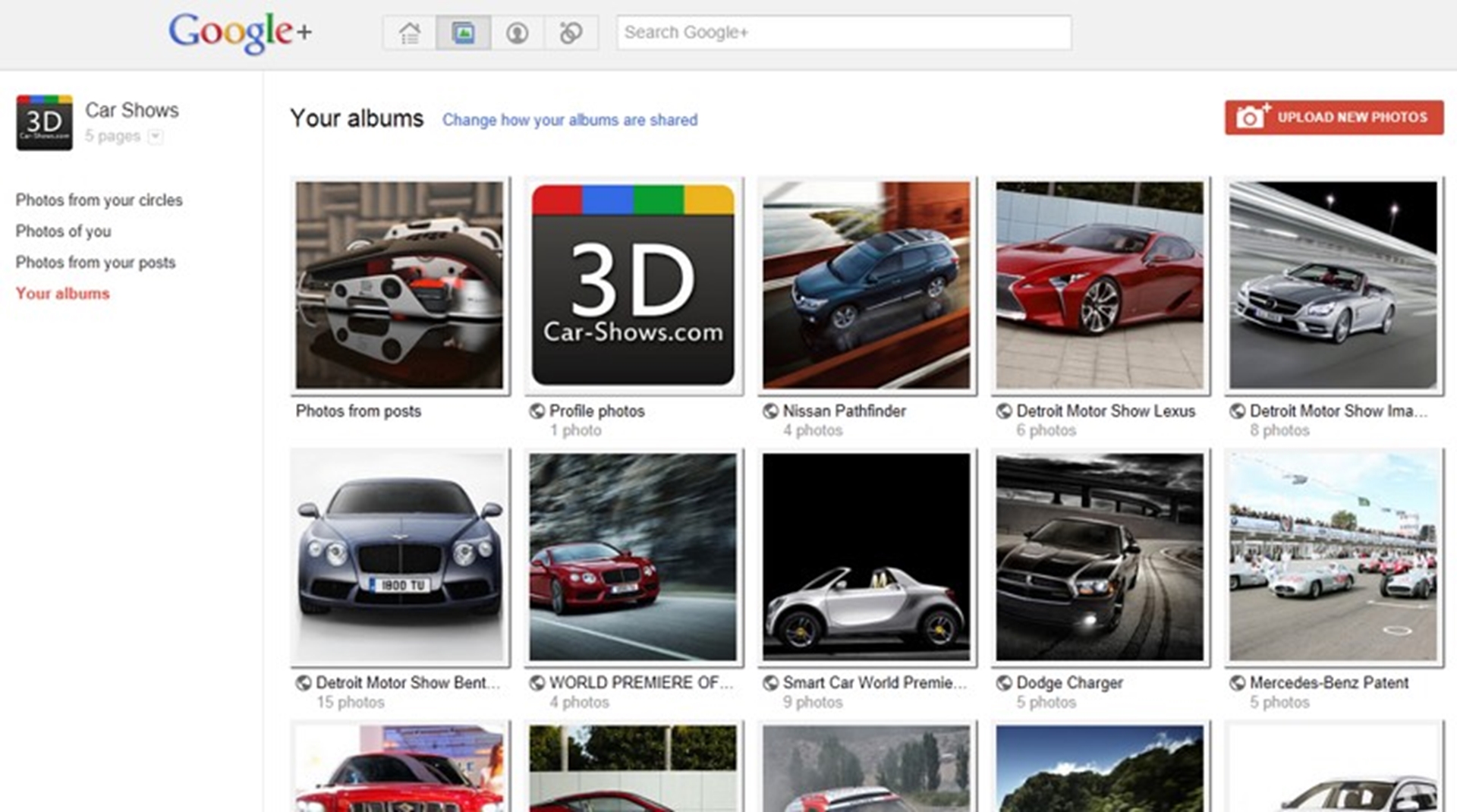 Car Shows, Motor Shows and Auto Shows on Google+