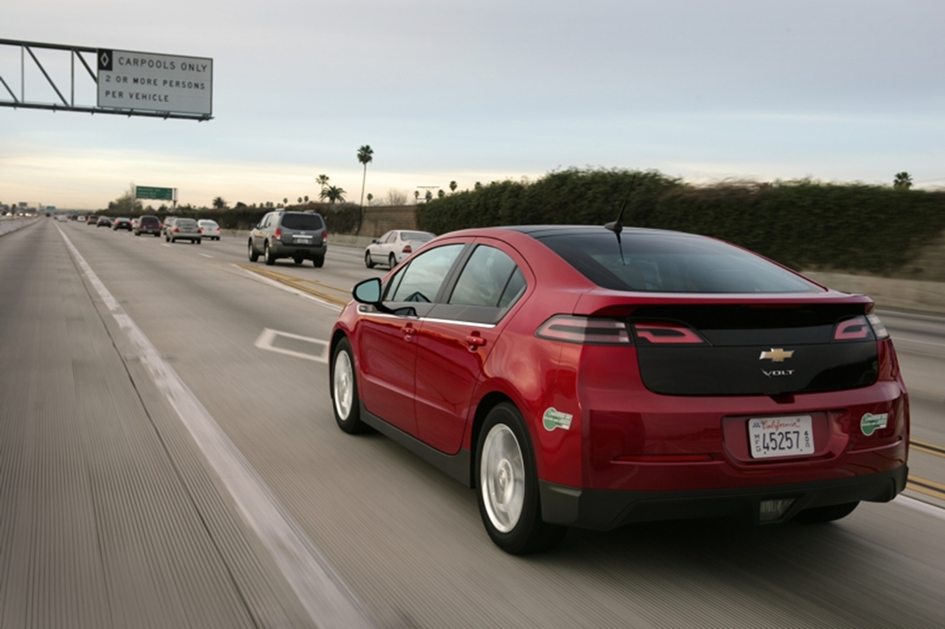 2012 Chevrolet Volt Cleared for California Carpool Lanes